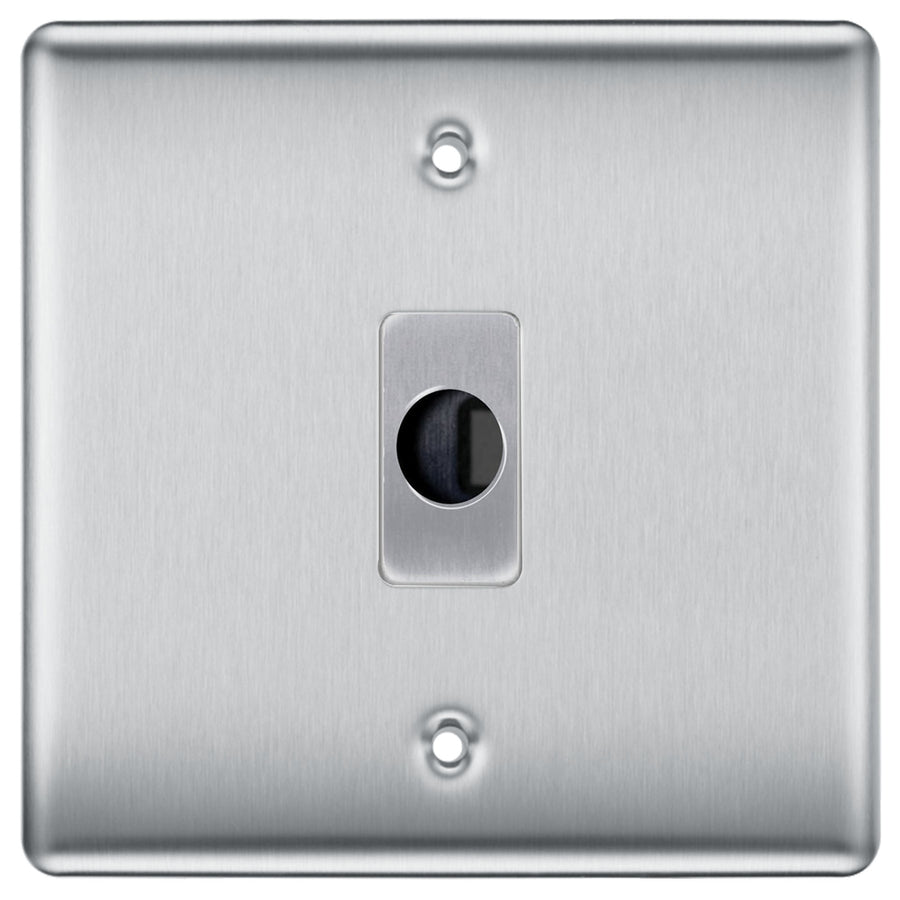 BG Nexus Brushed Steel NBSFLEX Flex Outlet Socket