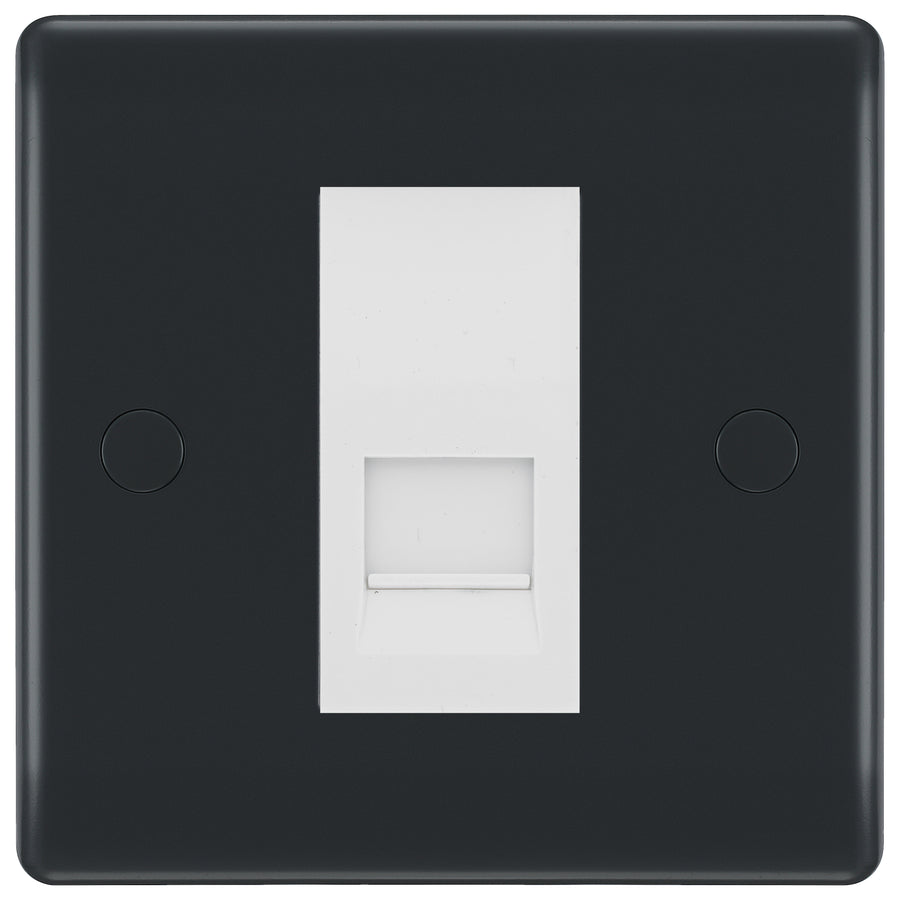 BG Part M Single IDC Master Telephone Socket - White Insert
