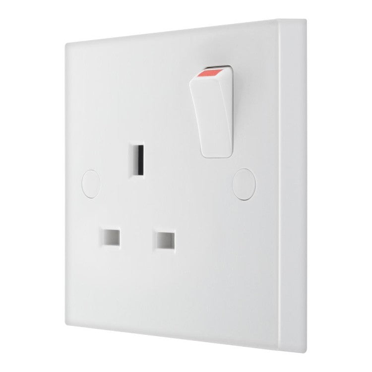 BG 921 Moulded Square Edge | White | 1 Gang 13A 1 Pole Sw...– The ...
