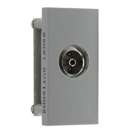 BG EMNSITVG Euro Module Co-Axial (Isolated) Connection - Grey