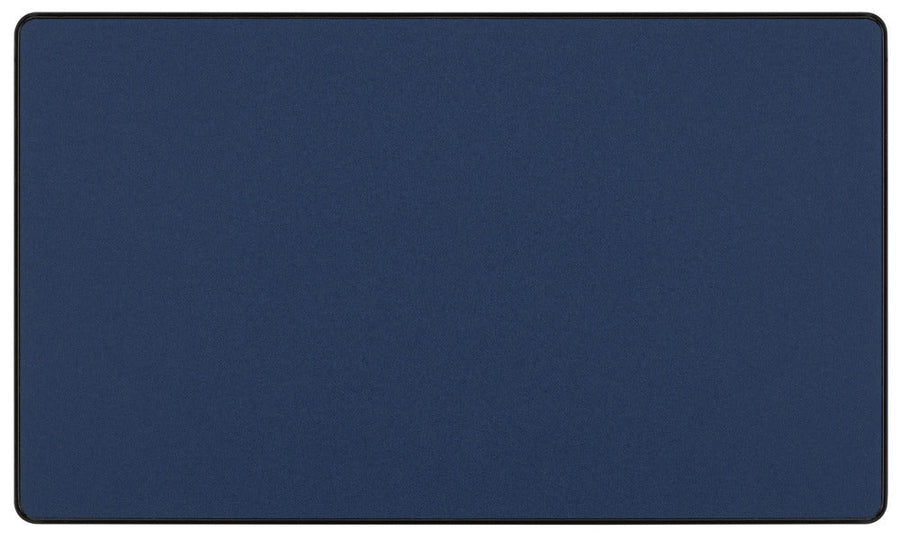 BG Evolve PCDDB95B Double Blank Plate - Matt Blue (Black)