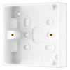 BG 901 Moulded Square Edge | White | 32mm | 1 Gang Surface Pattress