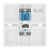 BG 9BTS/1 Moulded Square Edge | White | 1 Gang Screw Terminal Secondary Telephone Sock
