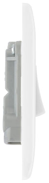 BG 847 Moulded Round Edge | White | 1 Gang 10A 2 Way Architrave Switch