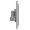 NBS29G Side - This 5A round pin socket from British General can be used to connect lamps to a lighting circuit.