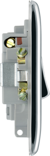 Newlec British General NPC52 Nexus Metal Polished Chrome 13A Neon Switched Fused Spur Unit