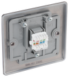 NBNRJ451 Back - This RJ45 ethernet socket from British General uses an IDC terminal connection and is ideal for home and office providing a networking outlet with ID window for identification.