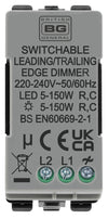 BG RFBDLT Nexus Grid | Matt Black | 2-Way Intelligent Dual Mode Dimmer Module