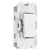 BG Evolve White RRBLPCDW 20A DP Appliance Grid Switch Labelled Boiler