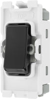 BG RPCDB13 Evolve Grid Black 20A 20AX Intermediate 1 Pole Switch Module