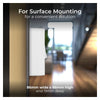 BG 903 Moulded Square Edge | White | 19mm | 1 Gang Plate Switch Pattress