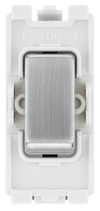 BG RBS13 Nexus Grid Brushed Steel 20AX Intermediate Switch Module