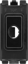 BG RPCDBFLEX Evolve Grid Black 10mm Flex Outlet Module