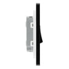 BG Evolve Satin Brass 2 Gang 20A 16AX 2 Way Light Switch PCDSB42B with 25mm Steel Back Box