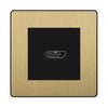 BG Evolve Satin Brass PCDSBHDMI1B 1 Gang Single HDMI Socket