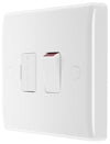 BG 851 Moulded Round Edge | White | 13A 2 Pole Flex Outlet Switched Fused Connection Unit