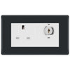 BG Part M 13A Double Pole Key Controlled Socket Graphite - White Insert
