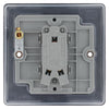 BG Nexus Matt Black 20A 16AX 2 Way Single Light Switch NFB12 with 35mm Steel Back Box