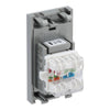 BG Nexus Grey EMRJ45C6G CAT6 RJ45 Outlet Euro Module IDC Data Socket Ethernet