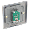 BG Nexus Antique Brass Single Co-Axial Socket with Surface Pattress Back Box