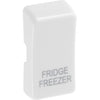 BG RRFFW Nexus Grid | White | 'FRIDGE FREEZER' Rocker