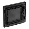 BG Evolve Matt Grey 1 Gang Single Blank Plate PCDMG94B with 25mm Steel Back Box