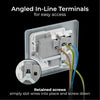 BG MC521 Metal Clad | 1 Gang 13A 2 Pole Switched Socket