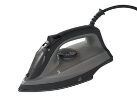 1600W Steam Iron (Y-879) in Black - UK Plug