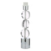 Dar Lighting Tuke Touch Table Lamp Polished Chrome Crystal With Shade - TUK4208