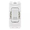 BG RRFFW White 20A DP Appliance Grid Switch Labelled Fridge Freezer