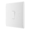 BG Nexus Single 1 Way Light Switch 1 Gang 10AX White & 32mm Pattress Back Box