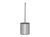 Corby Sana Toilet Brush & Holder in Polished Steel & Black