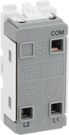 BG RPCDB12 Evolve Grid Black 20A 20AX 2 Way 1 Pole Switch Module