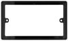 BG Nexus Black 2 Gang Double 10mm Depth Spacer Frame Rectangle Back Box Plate