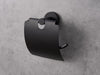 Corby Harrogate Toilet Roll Holder with Cover in Black