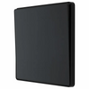 BG Evolve Matt Grey 1 Gang 2-Way 20A Edge to Edge Rocker Light Switch | PCDMG12EB