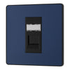 BG Evolve Matt Blue RJ45 Cat6 Single Data Outlet PCDDBRJ451B with 25mm Steel Back Box