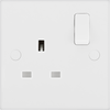 BG 921DP Moulded Square Edge | White | 1 Gang 13A 2 Pole Switched Socket