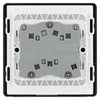 BG Evolve Matt Grey 10A Triple Pole Fan Isolator Switch PCDMG15B with 35mm Steel Back Box