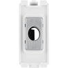 BG RBSFLEX Nexus Grid Brushed Steel 10mm Flex Outlet Module