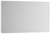 BG Evolve PCDBS95W Double Blank Plate - Brushed Steel (White)