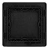 BG Evolve Black Chrome Single Blank Plate PCDBC94B with 25mm Steel Back Box