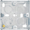 BG HGS02 1 Gang 25mm Steel Knockout Box