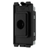 BG RPCDBFLEX Evolve Grid Black 10mm Flex Outlet Module
