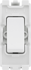 BG RPCDW30 Evolve Grid White 20A 20AX 2 Way 2 Pole Switch Module