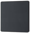 BG Evolve PCDMG94B Single Blank Plate - Matt Grey (Black)