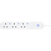 BG Smart EHC31 3 Gang Way Triple Socket Extension Lead 1m White Home App Control