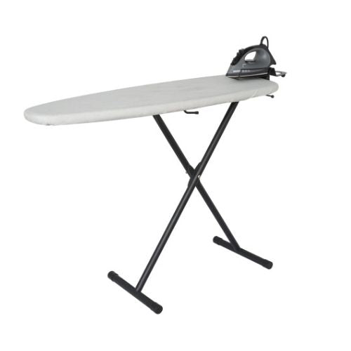 Corby Oxford Ironing Centre in Light Grey with 1200W Steam Iron - UK Plug