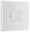 BG 851 Moulded Round Edge | White | 13A 2 Pole Flex Outlet Switched Fused Connection Unit