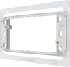 BG RFR34FP 3 and 4 Gang Grid Frame for Nexus Screwless Flat-Plate Front Plates